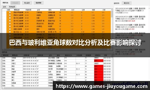 巴西与玻利维亚角球数对比分析及比赛影响探讨